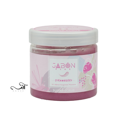 اسکراب شکری توت فرنگی مناسب دست و پا و بدن 450گرمی ژبن