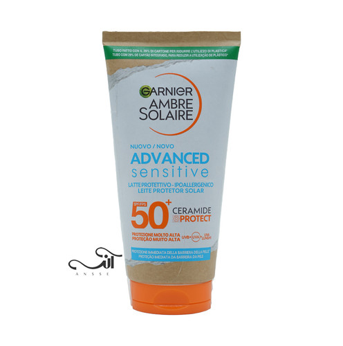 ضد آفتاب گارنیر SPF50 مدل SENSITIVE ADVANCED